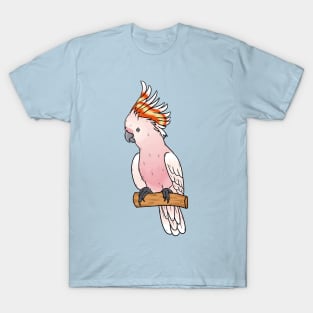 Major mitchell cockatoo bird cartoon illustration T-Shirt